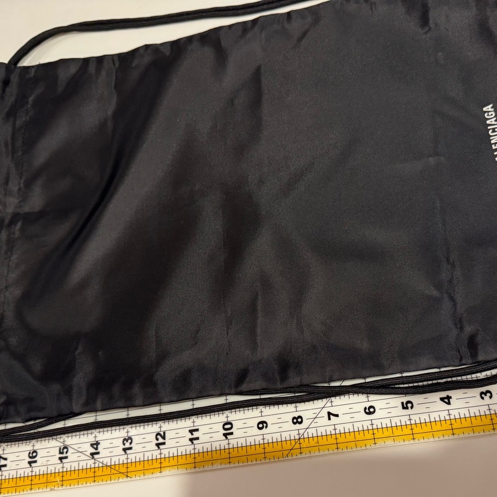 Balenciaga Black Nylon Drawstring Backpack - Picture 4 of 8